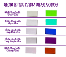 Load image into Gallery viewer, RETAIL: GLOW IN THE DARK VINYL SOLIDS