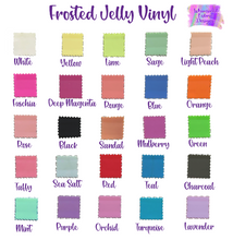Load image into Gallery viewer, RETAIL: FROSTED JELLY VINYL SOLIDS