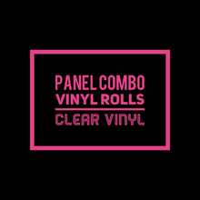 Load image into Gallery viewer, PREORDER: PANEL COMBO VINYL ROLLS- CLEAR