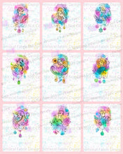 Load image into Gallery viewer, PREORDER: WATERCOLOR TATTOO PRINCESS: ADULT PANEL