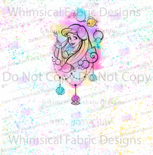 Load image into Gallery viewer, PREORDER: WATERCOLOR TATTOO PRINCESS: ADULT PANEL