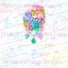 Load image into Gallery viewer, PREORDER: WATERCOLOR TATTOO PRINCESS: ADULT PANEL