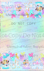 RETAIL: MAGICAL BIRTHDAY DOUBLE BORDER- PASTEL COLORFUL
