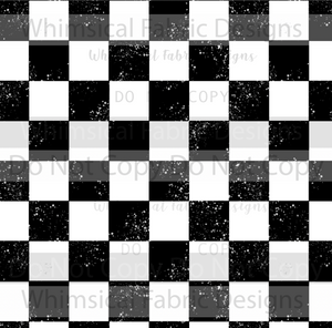 RETAIL: BLACK & WHITE CHECKERS