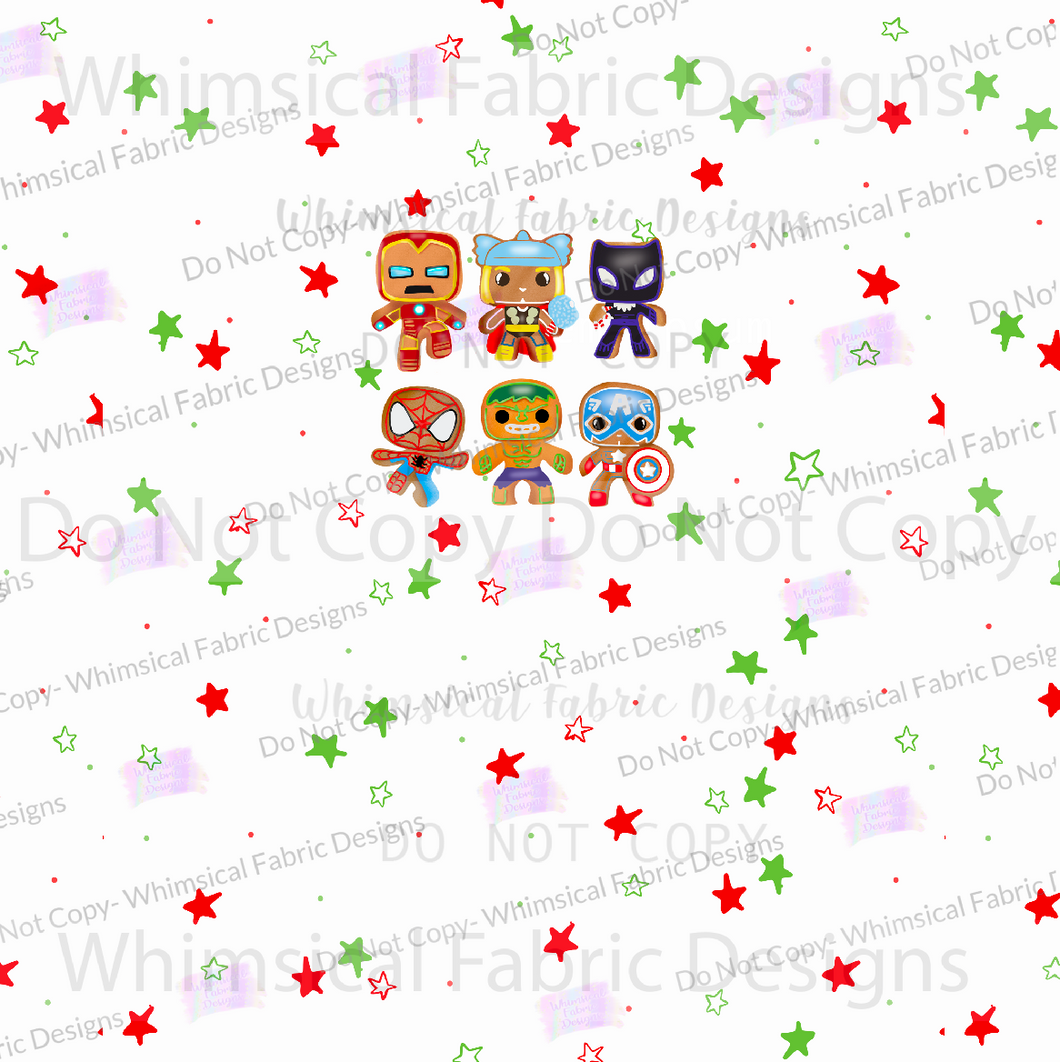 PREORDER: GINGERBREAD HEROES PANELS (Child & Adult)