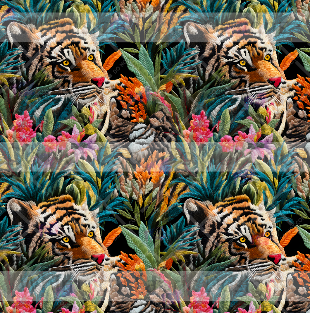 PREORDER: EMBROIDERY JUNGLE TIGERS