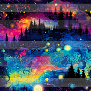 RETAIL: COLORFUL STARRY NIGHT