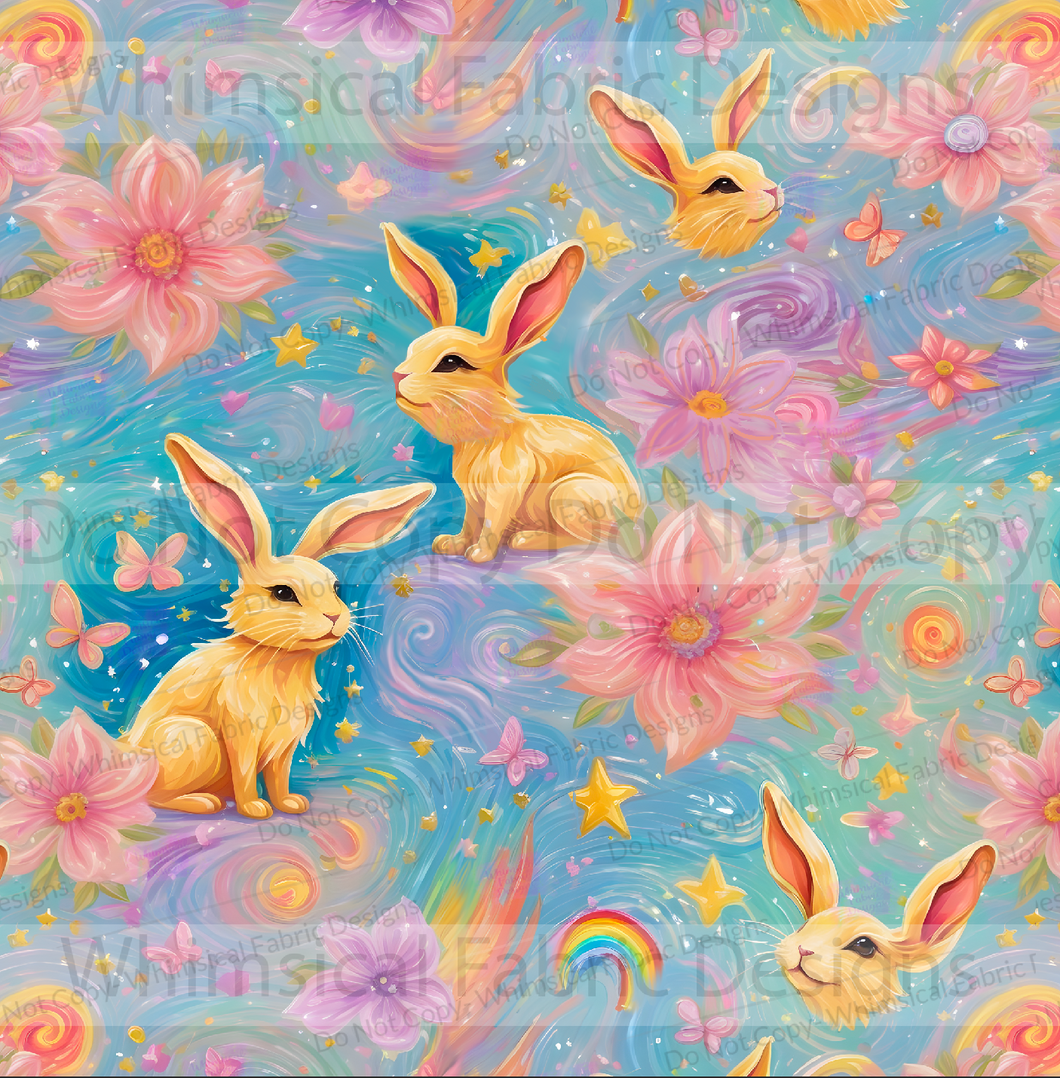 PREORDER: FLORAL BUNNY PAINTING