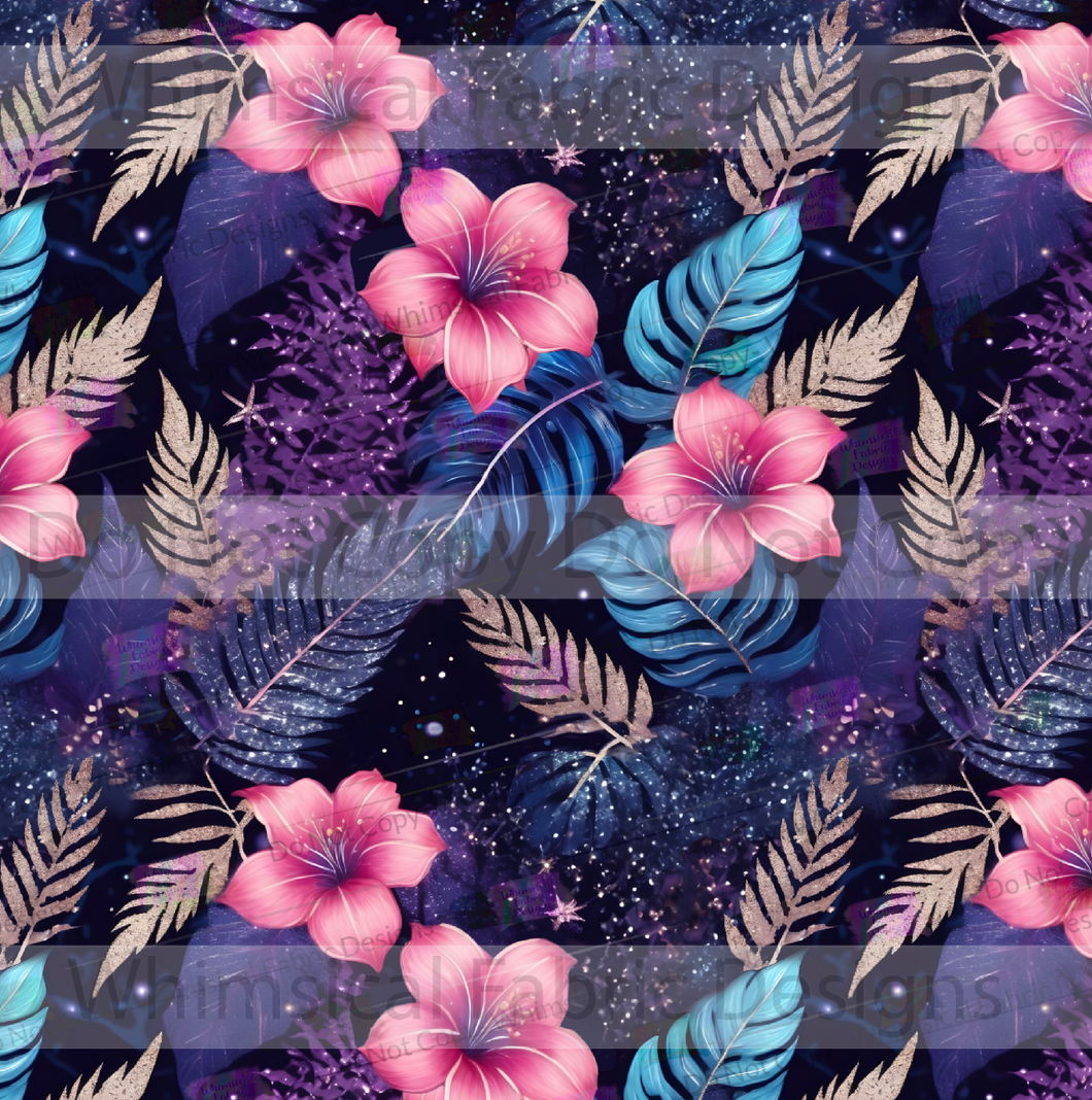 PREORDER: GLITZY NAVY FLORAL