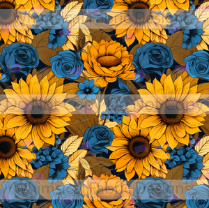 PREORDER: SUNFLOWERS & BLUE ROSES