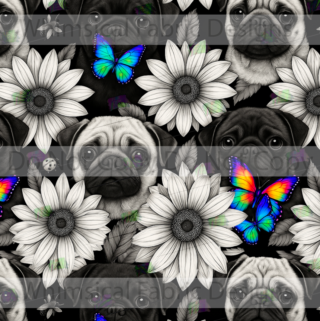 PREORDER: FLORAL PUGS