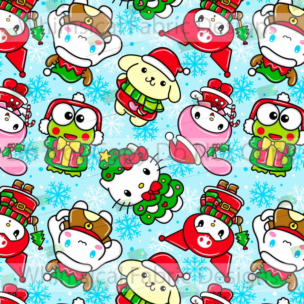 RETAIL: KITTY & FRIENDS CHRISTMAS BLUE