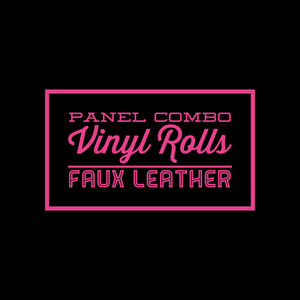 RETAIL: PANEL COMBO VINYL ROLLS- FAUX LEATHER