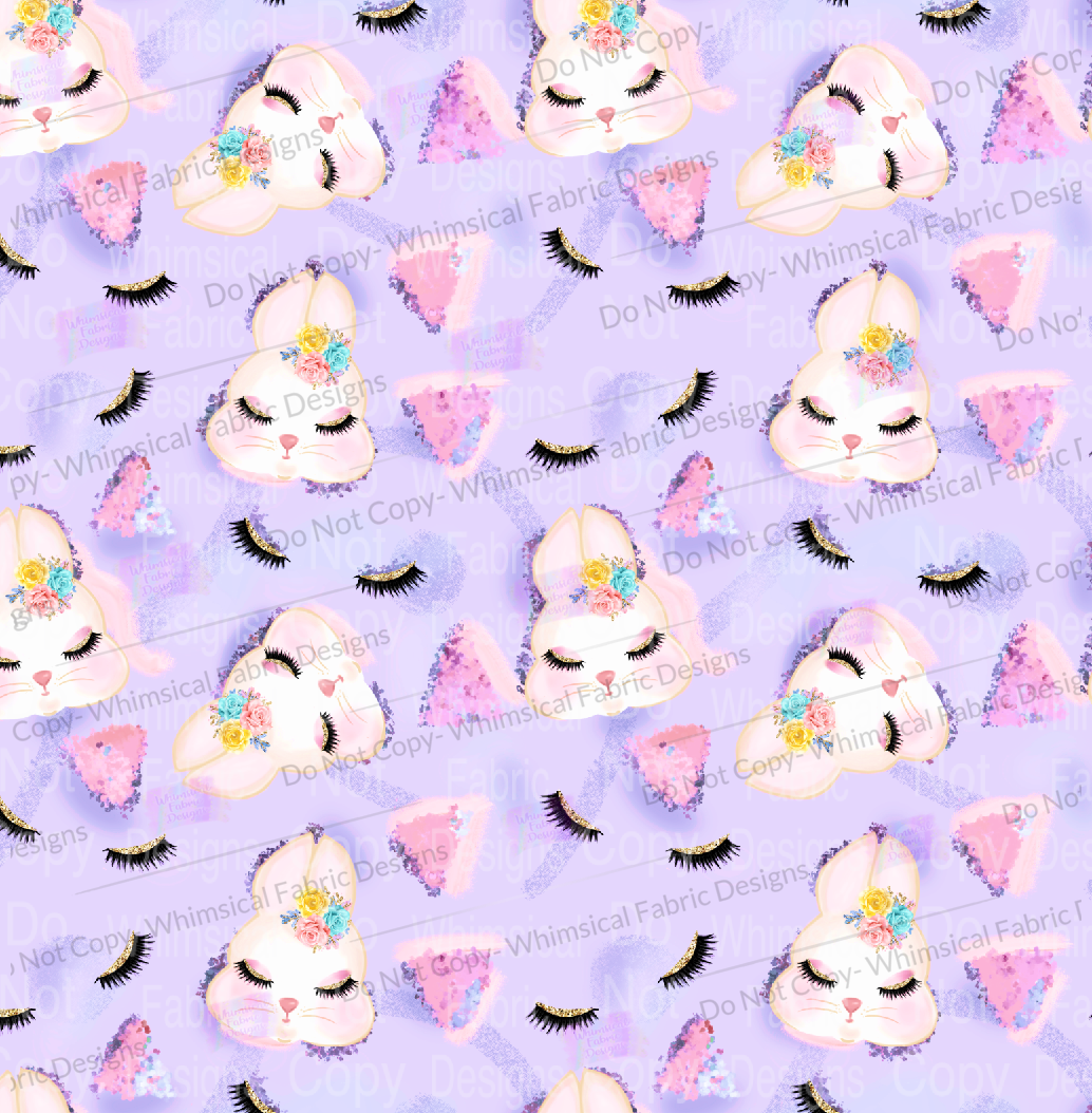 PREORDER Bunny Faces Whimsical Fabric Designs Preorder bunny faces whimsical fabric designs
