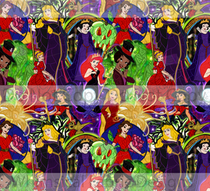 PREORDER: SMALL SCALE- STAINED GLASS PRINCESS VILLAINS