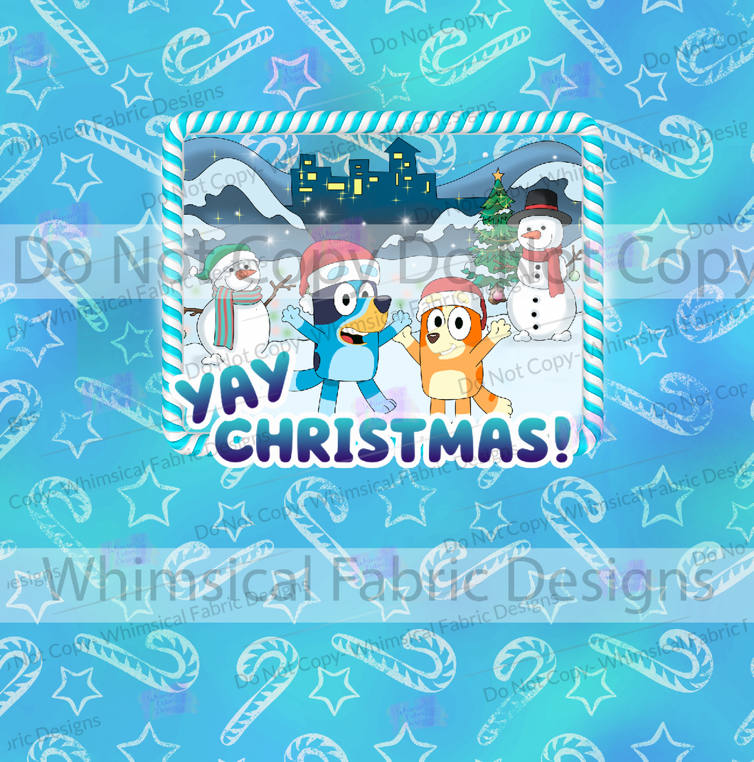 RETAIL: YAY CHRISTMAS PUPS: CHILD PANEL