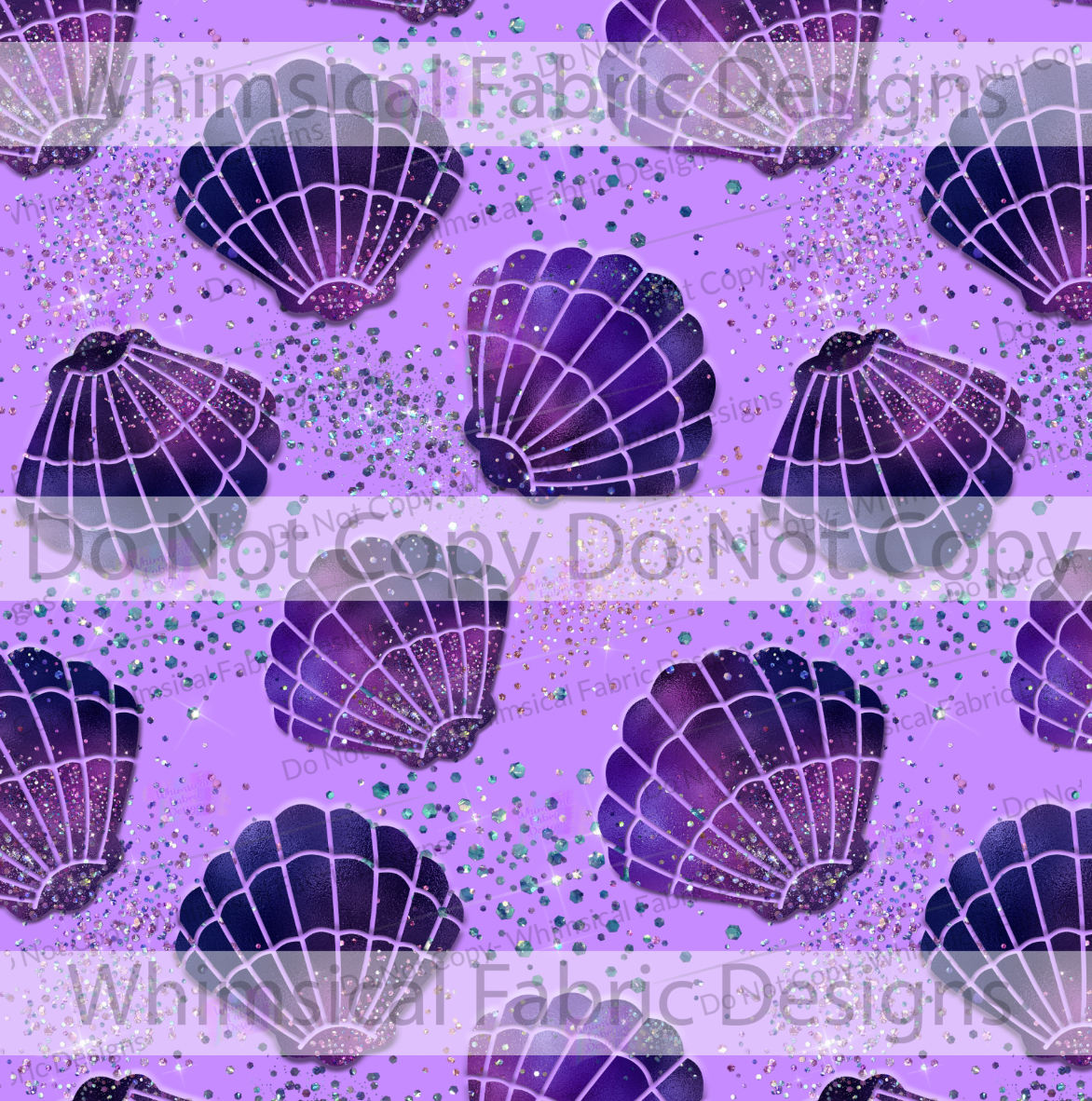 RETAIL: SHIMMERY SHELLS – Whimsical Fabric Designs