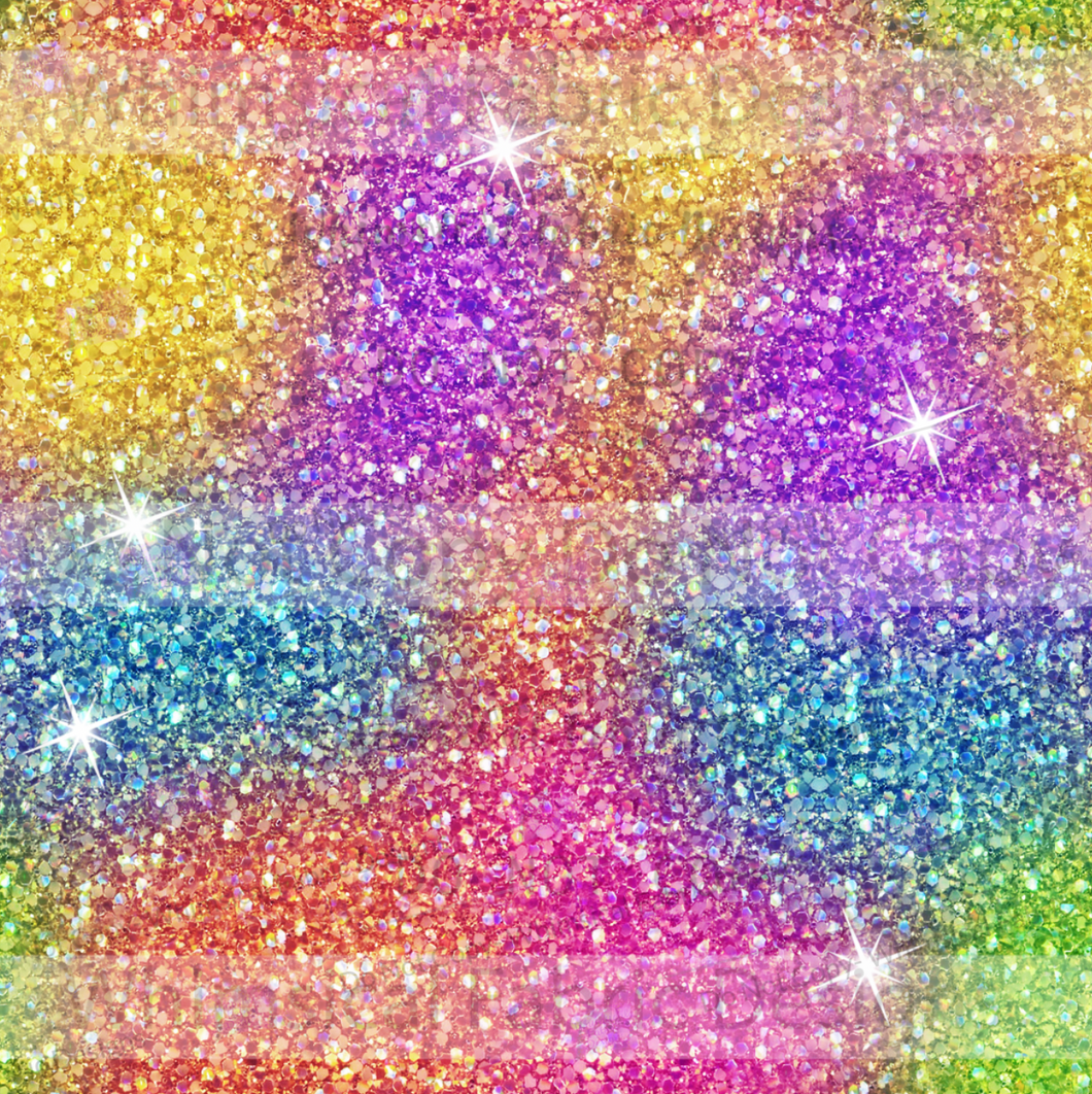 RETAIL: FAUX GLITTER- RAINBOW GLITTER SPLOTCHES