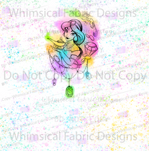 Load image into Gallery viewer, PREORDER: WATERCOLOR TATTOO PRINCESS: ADULT PANEL

