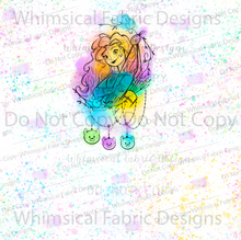 Load image into Gallery viewer, PREORDER: WATERCOLOR TATTOO PRINCESS: CHILD PANEL
