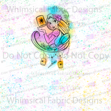 Load image into Gallery viewer, PREORDER: WATERCOLOR TATTOO PRINCESS: ADULT PANEL
