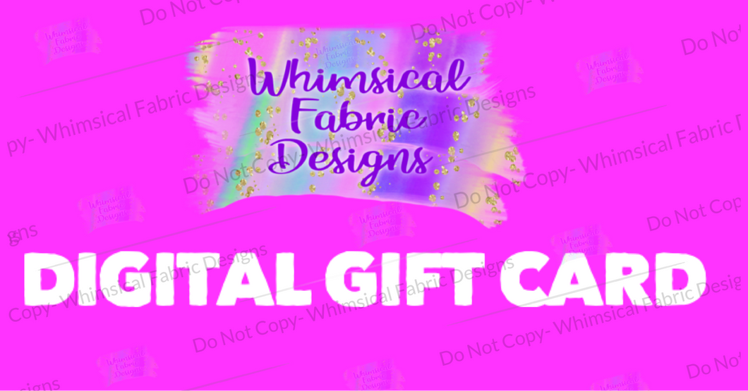Whimsical Fabric Designs Gift Card